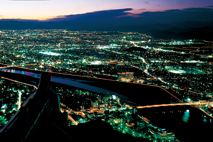 岐阜城パノラマ夜景